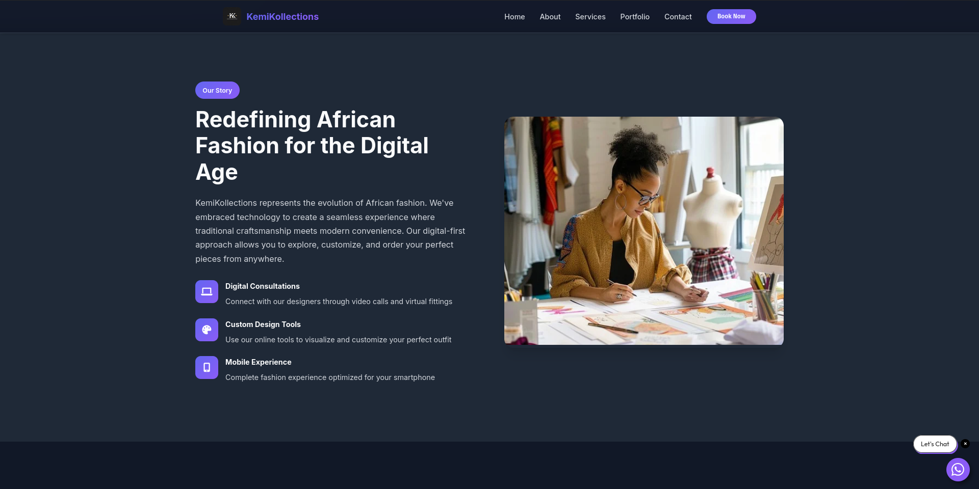 Modern Couture design for KemiKollections - View 2